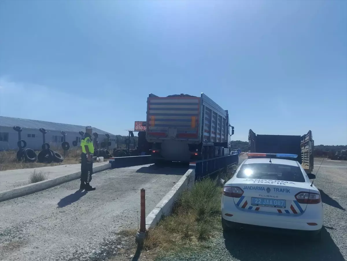 edirnede asiri yukten 110 bin lira ceza KPH72ESQ