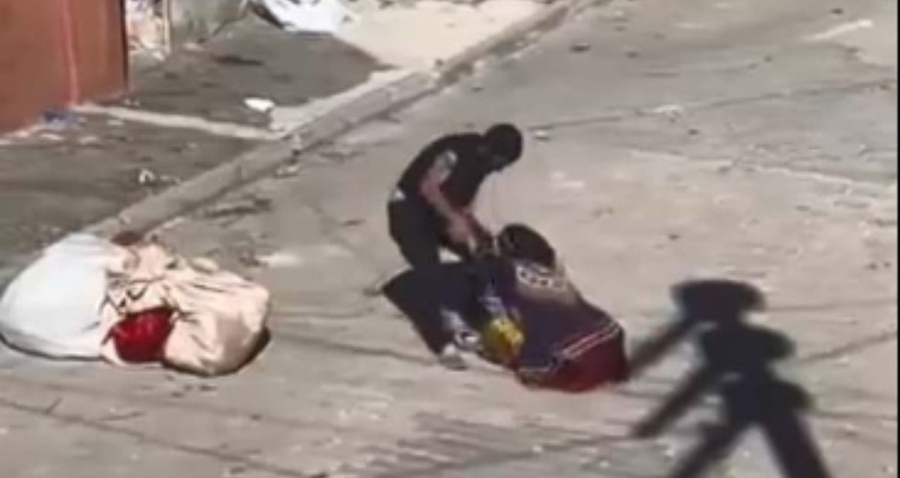 goruntuler yayildi sosyal medya ayaga kalkti karisini doven adama gozalti H8DidAMh