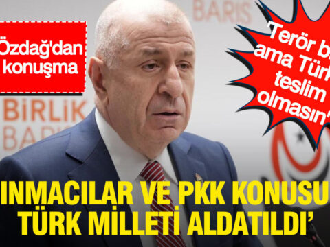 Ozdagdan dikkat ceken aciklamalar siginmacilar ve pkk konusunda turk milleti aldatildi 8TSxIJPC